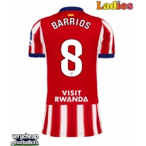Atletico Madrid Pablo Barrios #8 Replica Home Shirt Ladies 2026-27 Short Sleeve